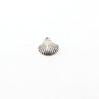 Sterling Silver Large Shell Ocean Nautical Charm Pendant