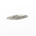 Sterling Silver Live Out Loud Long Oval Bar Inspirational Sayings