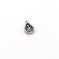 14mmx8mm Sterling Silver Tiny Saraswati Teardrop Goddess Charm Hindu Hinduism