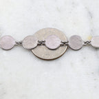 Brass Flat 10mm Link Chain in Antique Silver Lead – Sold by the Foot