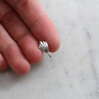 Sterling Silver or Vermeil Lightweight or Fan Shell Bail Necklace Pendant