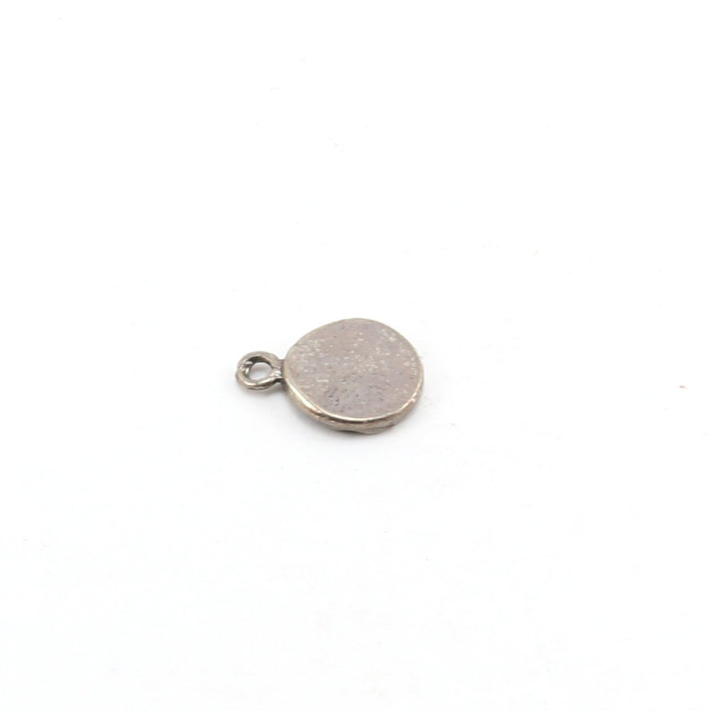 Sterling Silver or Vermeil Small Organic Shaped or Peace Sign Charm Hippie