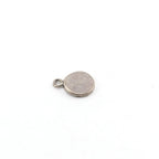 Sterling Silver or Vermeil Small Organic Shaped or Peace Sign Charm Hippie