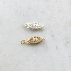 Sterling Silver or 14K Gold Filled Single Strand 6mm x 15mm Oval Filigree