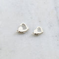 Sterling Silver . Heart Trigger Clasp 12mm x 8mm or 13mm x 10mm Chain