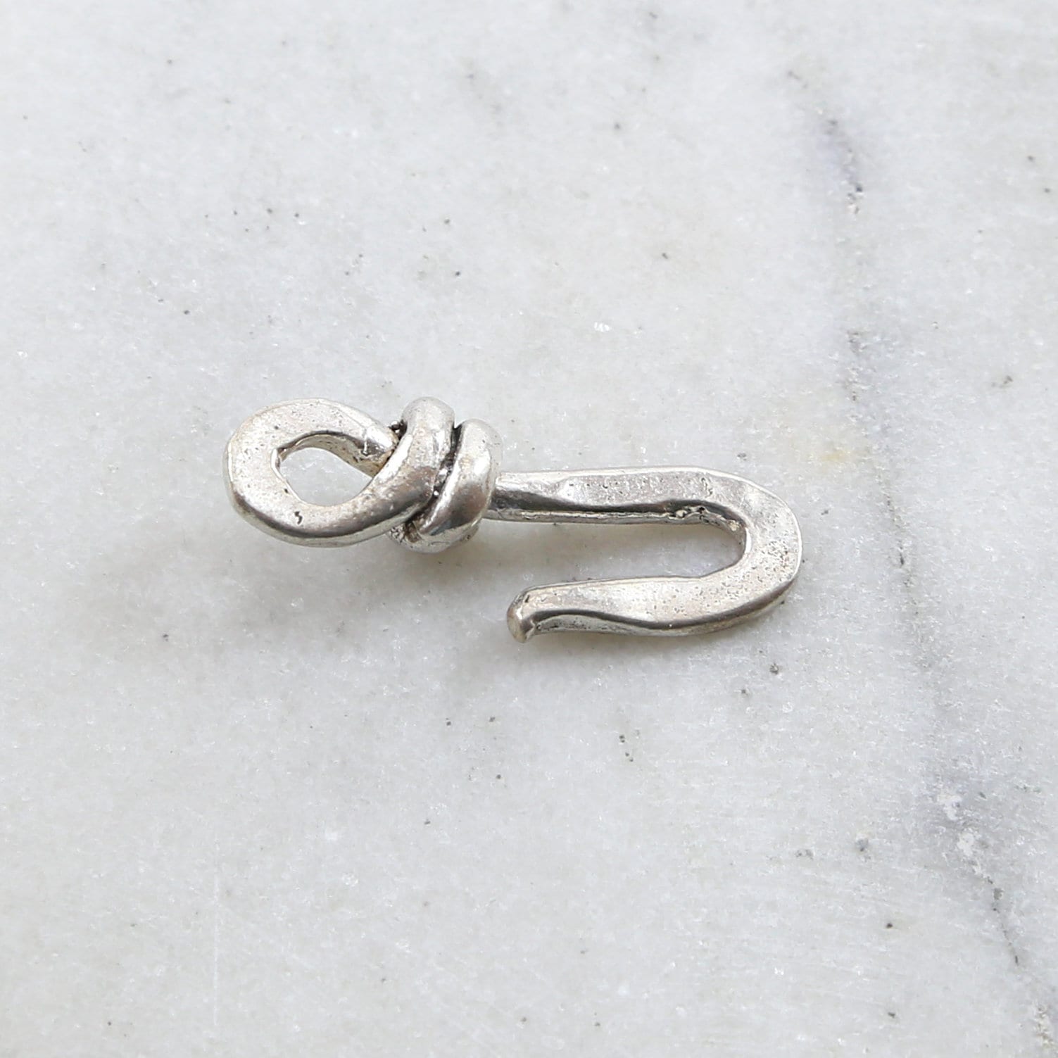 Sterling Silver Thick Large Hook Clasp Wrap Style Design Chain Findings