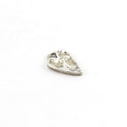 Sterling Silver or Vermeil Dainty Textured Hammered Small Heart Charm