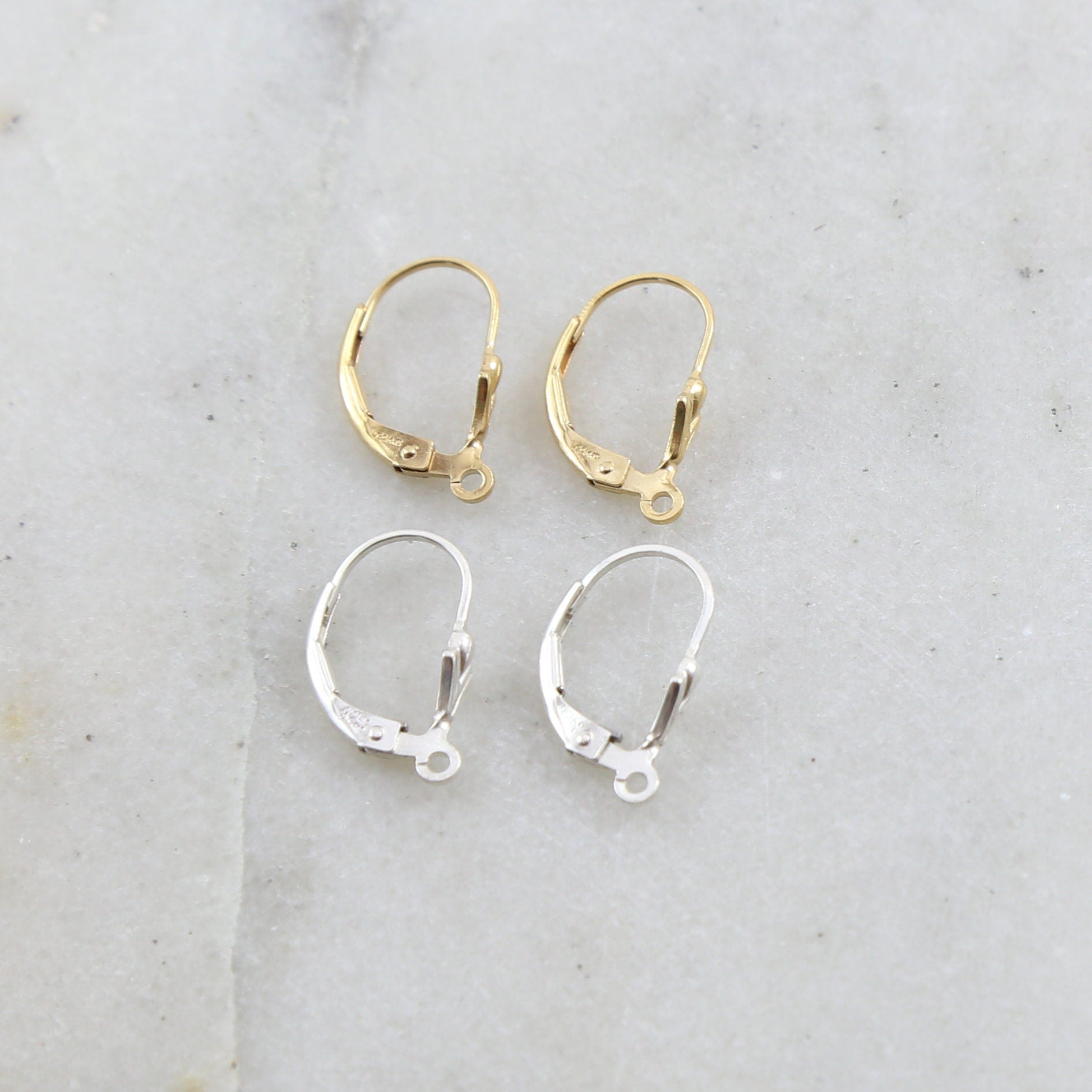17mmx10mm Sterling Silver or 14K Gold Filled Small Fleur De Lis (2pc)