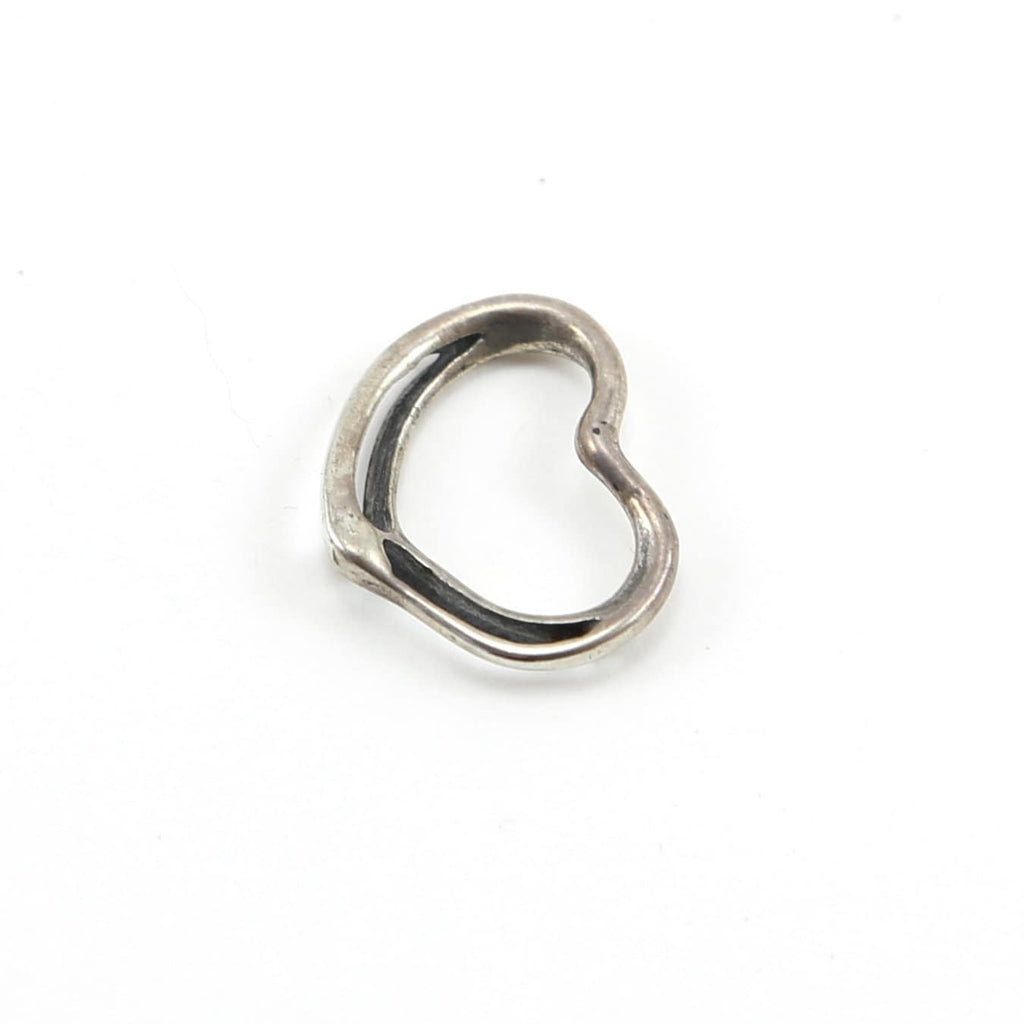 Sterling Silver Open Heart Cut Out Silhouette Charm Love Friendship