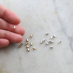 Sterling Silver or 14K Gold Filled Large Crimp Bead Tube 3mm x 3mm (10pc)