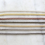 3.5mmx3mm Brass Thick Double Curb Cable Chain in 7 – Sold by the Foot