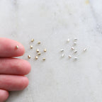 Sterling Silver or 14K Gold Filled Crimp Bead Tube 2mm x 2mm (10pc)