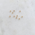 Sterling Silver or 14K Gold Filled Micro Mini Crimp Bead Tube 1mm x 2mm (10pc)