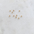 Sterling Silver or 14K Gold Filled Micro Mini Crimp Bead Tube 1mm x 2mm (10pc)