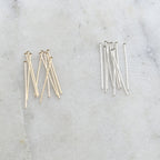 Sterling Silver or 14K Gold Filled 1 Inch Flat Head Pin 24 Gauge (10pc)