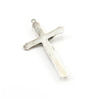 Sterling Silver Extra Large Crucifix Cross Detailed Charm Rosary