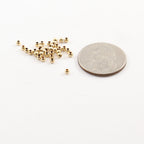 14K Gold Filled 2.5mm Smooth Seamless Round Spacer Beads (25pc)
