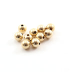 14K Gold Filled 8mm Smooth Seamless Round Spacer Beads (10pc)