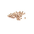 Rose Gold Filled 2mm Smooth Seamless Round Spacer Beads (25pc)