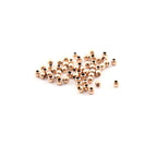 Rose Gold Filled 2mm Smooth Seamless Round Spacer Beads (25pc)