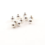 Sterling Silver 5mm Smooth Seamless Round Spacer Beads (10pc)