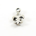 20mmx10mm Sterling Silver or Vermeil or 3D Thick Fleur Di Lis Charm Pendant