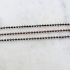 Brass 2mm Antique Ball Chain in Antique Copper Gunmetal – Sold by the Foot