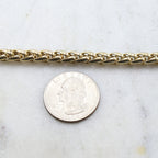 Brass Thick Twisted Rope Wheat Chain in 7 Finishes Chain – Sold by the Foot