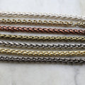 Brass Thick Twisted Rope Wheat Chain in 7 Finishes Chain – Sold by the Foot