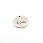 12mm Sterling Silver or Vermeil or Small Double Sided Coin Circle Disc Stamped