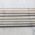 Brass Plated 2mm Thick Box Chain in 8 Finishes Chain – Sold by the Foot