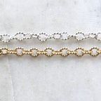 Brass Gold or Silver Plated Thick Lightweight 7mm x 5mm – Sold by the Foot