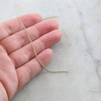 Brass Ultra Dainty Teeny Tiny Delicate Rolo Chain 7 – Sold by the Foot