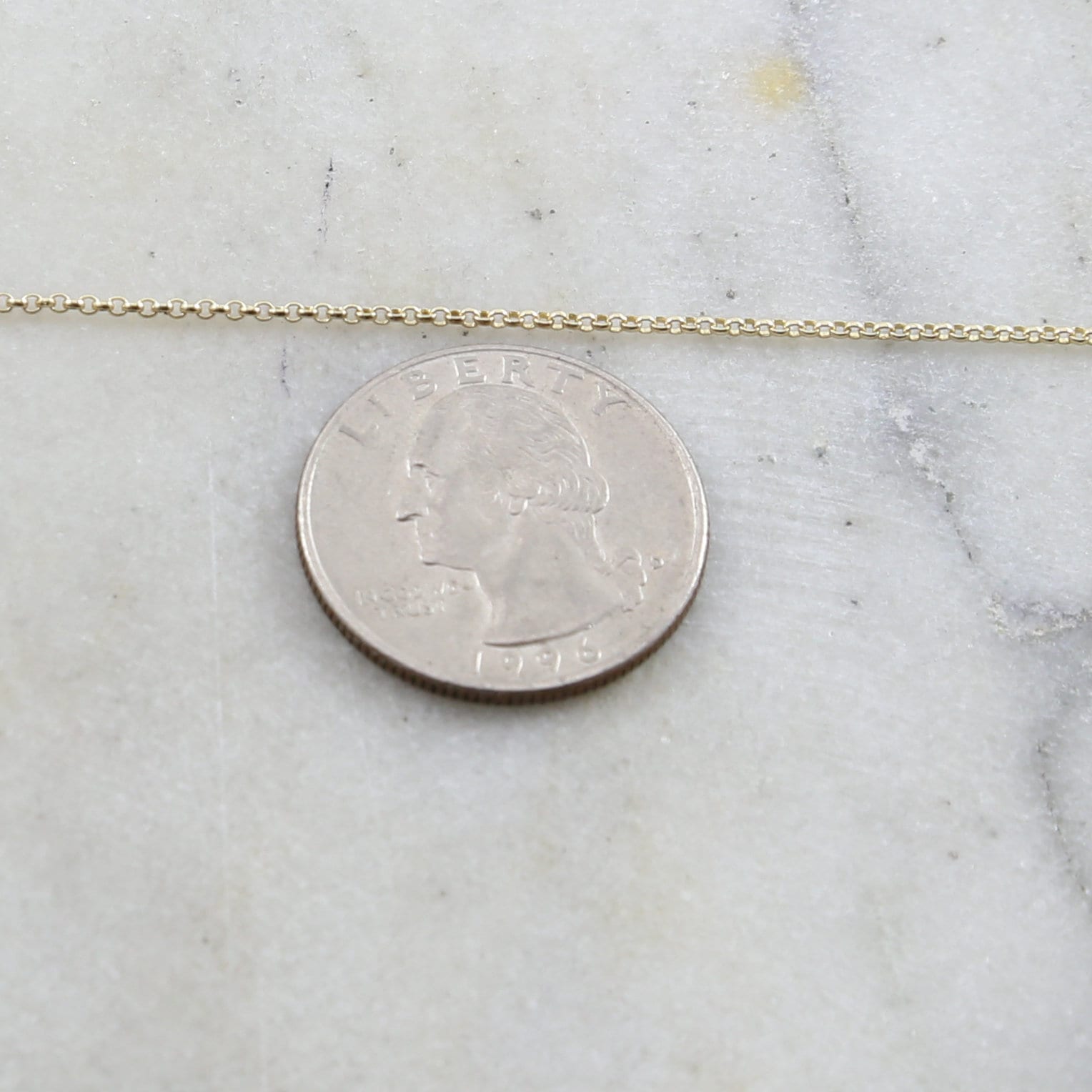 Brass Ultra Dainty Teeny Tiny Delicate Rolo Chain 7 – Sold by the Foot