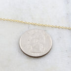 Brass Delicate Flat Round Link Cable Chain 2mm x 1.5mm in 7 – Sold by the Foot