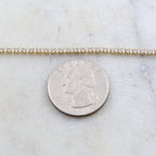 2 Mm Brass Clear or Clear AB Swarovski Rhinestone Chain – Sold by the Foot