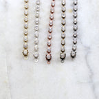 4mm Brass Clear Preciosa Rhinestone Chain in Gold Silver – Sold by the Foot
