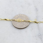 11mmx6mm Brass Ornate Filigree Shimmer Chain in Antique – Sold by the Foot