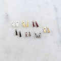 Base Metal 5 Sets - 10 Pieces Small 1mm Opening Beading Chain End (10pc)
