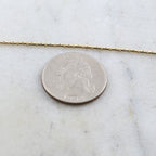 1.25mm Brass Plated Thick Sturdy Beading Chain in 7 – Sold by the Foot
