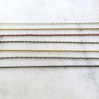 1.25mm Brass Plated Thick Sturdy Beading Chain in 7 – Sold by the Foot