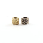 Sterling Silver or Vermeil Double Sided Artisan Organic Floral Vine Flower