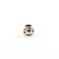Sterling Silver Heart Cut Out Large Hole Spacer Bead Leather Slide Bead