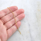 1.5mm Brass Dainty Delicate Rolo Chain in Shiny Silver – Sold by the Foot