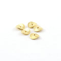 Vermeil 6mm Wavy Disc Rondelle Bead Potato Chip Spacer Beads (5pc)