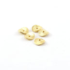 Vermeil 6mm Wavy Disc Rondelle Bead Potato Chip Spacer Beads (5pc)