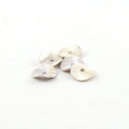 Sterling Silver 8mm Wavy Disc Rondelle Bead Potato Chip Spacer Beads (5pc)