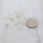 14K Gold Filled 4mm 22 Gauge Open Jump Rings Charm Links Gold Findings (25pc)