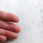 14K Gold Filled 5mm 20 Gauge Open Jump Rings Charm Links Gold Findings (25pc)