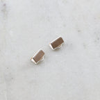 Sterling Silver 8mm Flat Ribbon Crimp Cord Lace Ends 1 Set